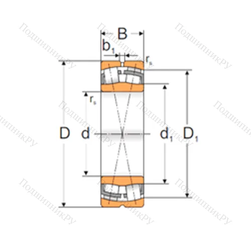 Подшипник роликовый радиальный самоцентрирующийся 23136 MBW 33