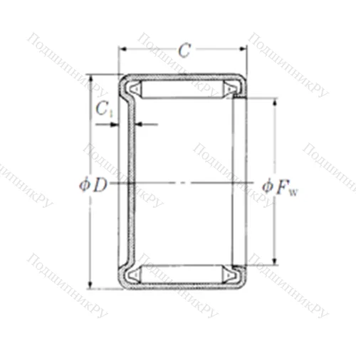 Подшипник игольчатый радиальный M-361