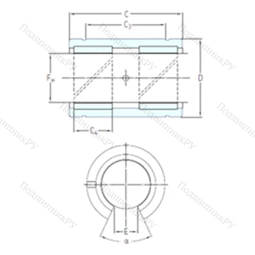 Подшипник скольжения линейный