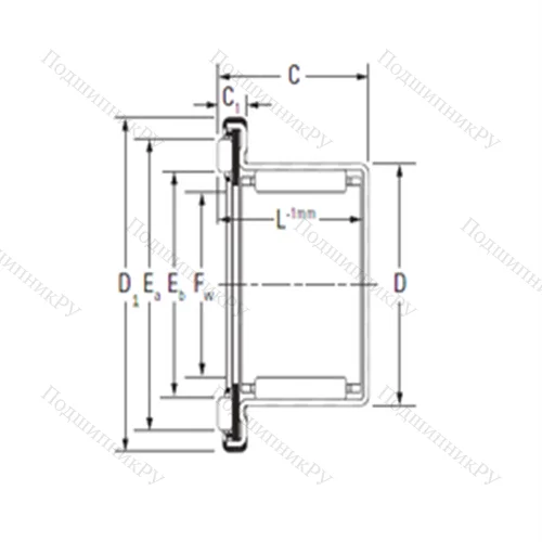 Подшипник комбинированный RAXF 718