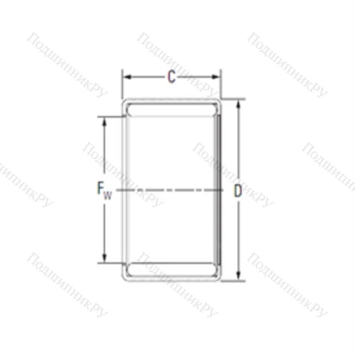 Подшипник игольчатый радиальный Y 2816