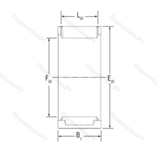 Подшипник игольчатый радиальный BE 202614SY 1B 1