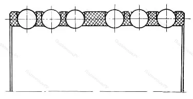 Модификация подшипника 4-110908Е размер 40x62x12