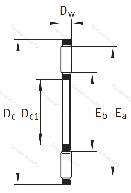 Игольчатый подшипник подшипник AXK 120155 A/0-10