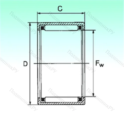 Подшипник игольчатый радиальный HK 2516