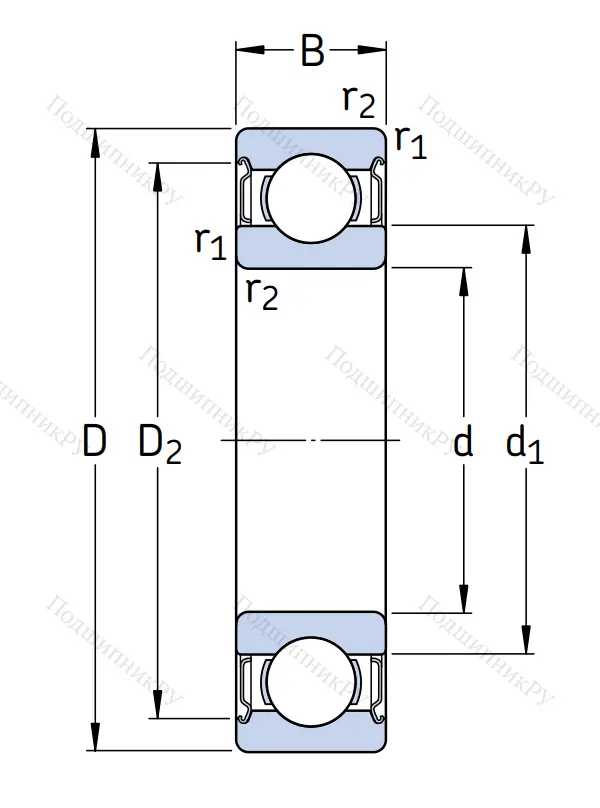 Высокотемпературный подшипник