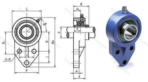 Подшипниковый узел UCFB 207 в Астрахани