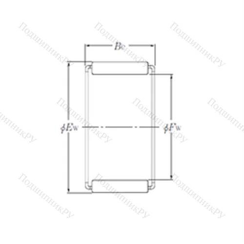 Подшипник игольчатый радиальный PCJ 404624