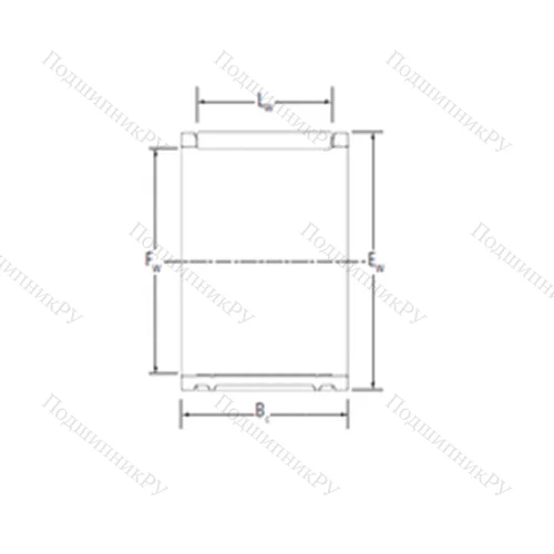 Подшипник игольчатый радиальный 14R 1818P