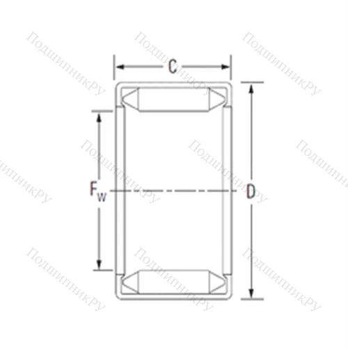 Подшипник игольчатый радиальный 50BM 5825