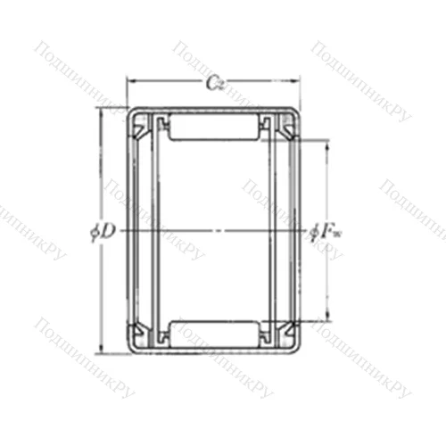 Подшипник игольчатый радиальный HMK 2226LL