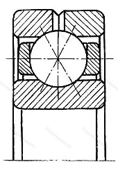 Подшипник  Q 320 (116320) размер 100x215x47