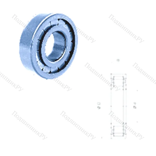 Подшипник роликовый радиальный NUP 308FM/C 3