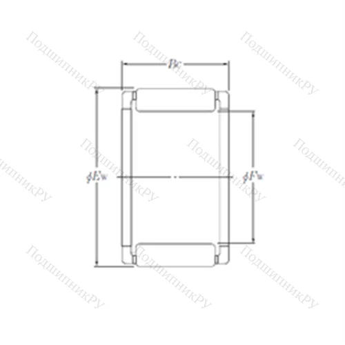 Подшипник игольчатый радиальный PK 27?36?20.8X 1