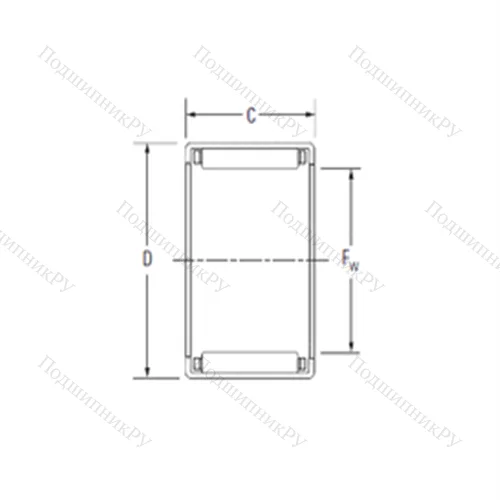 Подшипник игольчатый радиальный J-1212