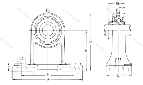 Подшипниковый узел UCPH 207 в Астрахани