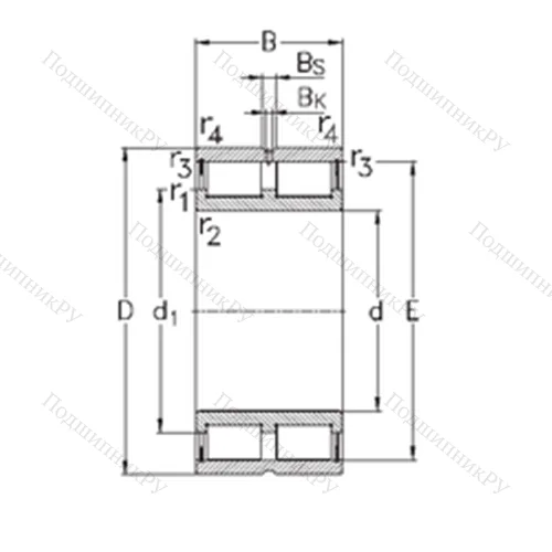 Подшипник роликовый радиальный NNCL 4832-V
