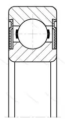 Подшипник 6013-2RS/P 6Q 6 размер 65x100x18