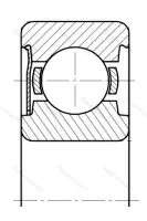 Подшипник  60214 (6214-Z) размер 70x125x24
