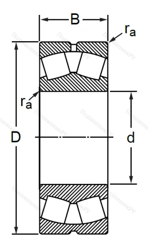 Сферический роликовый подшипник 53613 АН (22313 CW 33) в Астрахани