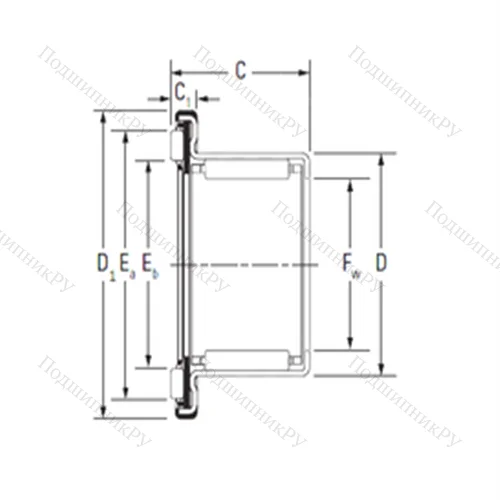 Подшипник комбинированный RAX 714