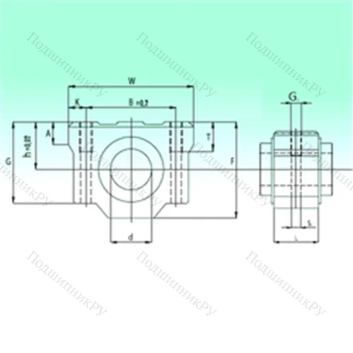 Подшипник шариковый линейный SCV 12 AS
