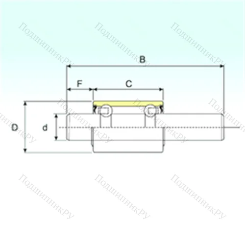 Подшипник шариковый радиальный WB 1938140
