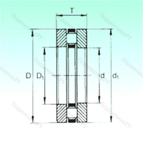 Подшипник роликовый упорный 81268