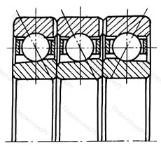 Подшипник 3O 7412BG/TFTW размер 60x150x105