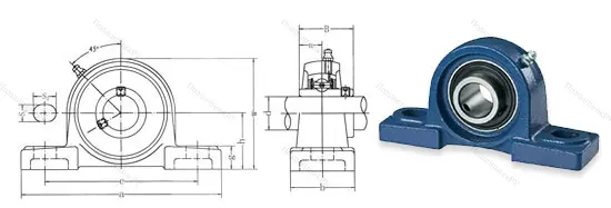 Подшипниковый узел UCLP 204