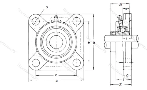 Подшипниковый узел UCF 315 в Астрахани