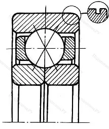 Модификация подшипника 1176228Б1Т2 размер 140x250x50