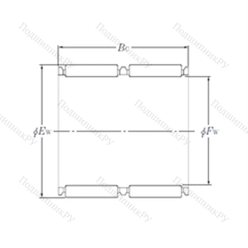 Подшипник игольчатый радиальный K 48?53?37.5ZW