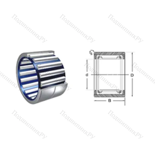 Подшипник игольчатый радиальный NK 10/16