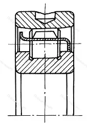 Модификация подшипника 402324М размер 120x260x55 ГПЗ-1