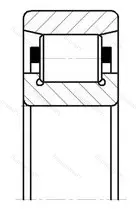 Подшипник 1211E/HW размер 55x100x21