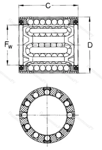 Подшипник LBBR 10-2LS/HV 6 в Астрахани