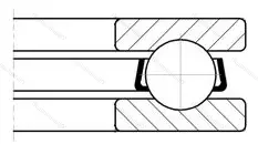 Подшипник  51206 (8206) размер 30x52x16 от производителя  SKF