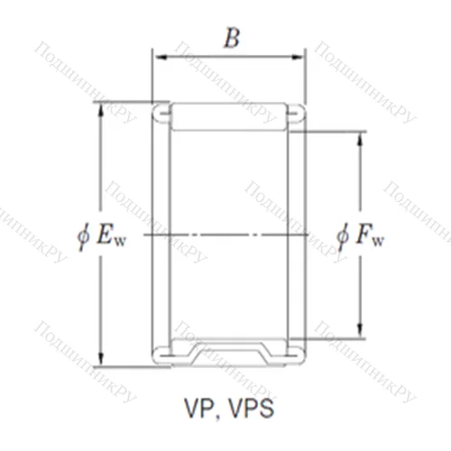 Подшипник игольчатый радиальный 46VP 5237B