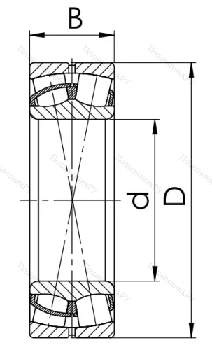 Сферический роликовый подшипник 53513 АН (22213 CW 33) в Астрахани