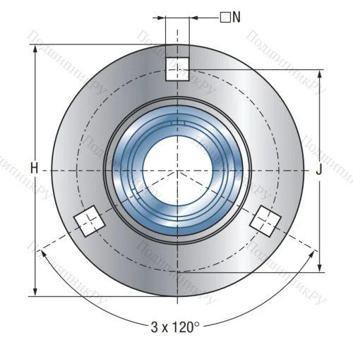 Подшипниковый корпус PF 208 в Астрахани