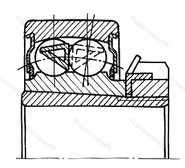 Модификация подшипника 811708С17 размер 40x85x39