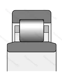 Подшипник  2672122 размер 110x170x33/36 от производителя  ГПЗ-4
