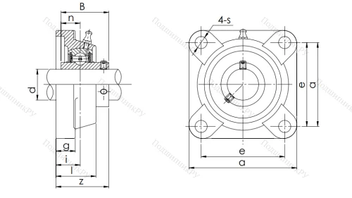 Подшипниковый узел UCF 213 в Астрахани