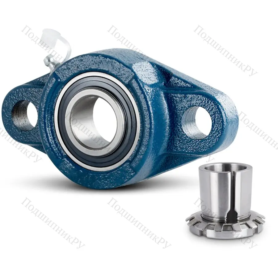 Подшипниковый узел UKFL 208+H 2308 - Вал: 35 мм