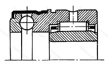 Подшипник  484078 размер 8x21x18