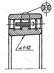 Модификация подшипника 2-3182113К размер 65x100x26