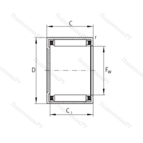 Подшипник игольчатый радиальный
