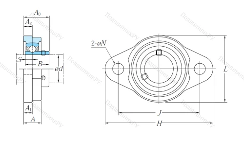 Подшипниковый узел UFL 005 JE 1 в Астрахани