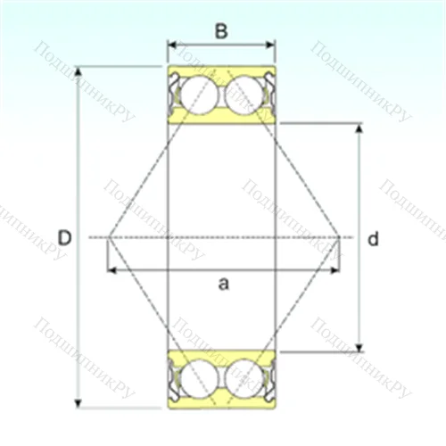 Подшипник шариковый радиально-упорный